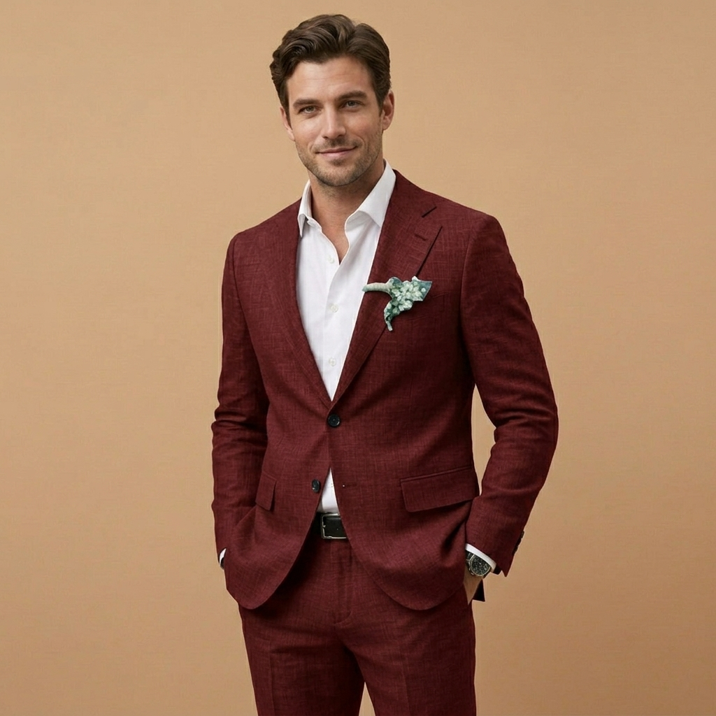 Carlos | Fato de Linho Conjunto Homem Corte Relaxado
