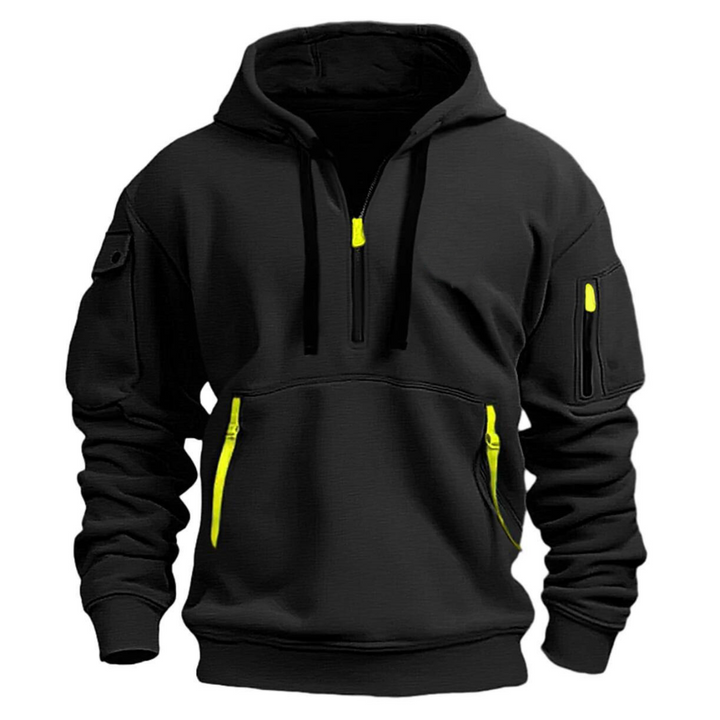 Carlos | Hoodie Homem com Capuz e Bolsos com Zíper