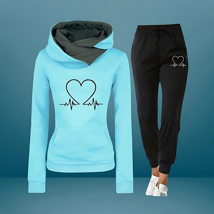 Carminho | Conjunto Desportivo Mulher Hoodie e Calças de Jogging