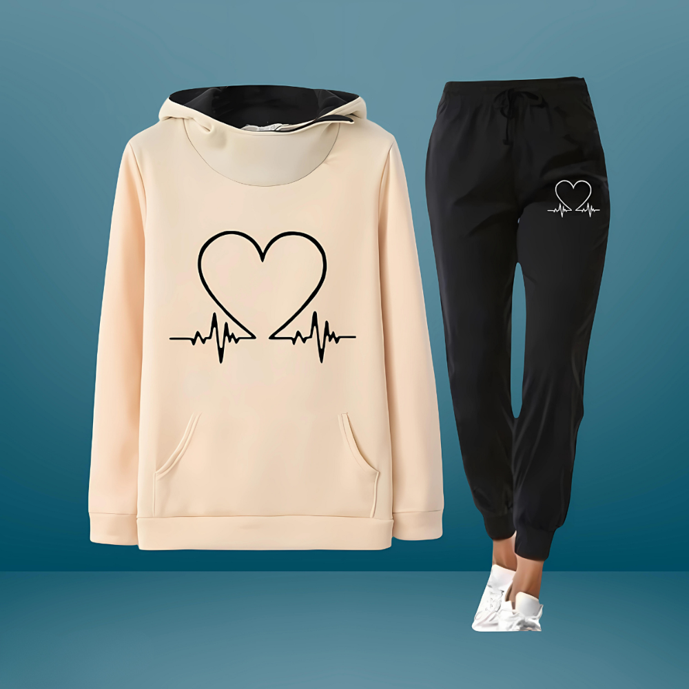 Carminho | Conjunto Desportivo Mulher Hoodie e Calças de Jogging