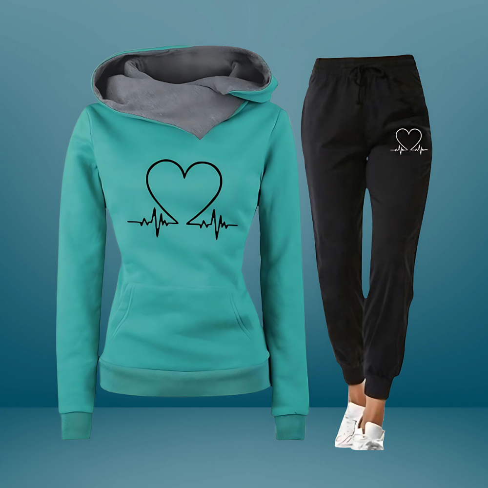 Carminho | Conjunto Desportivo Mulher Hoodie e Calças de Jogging
