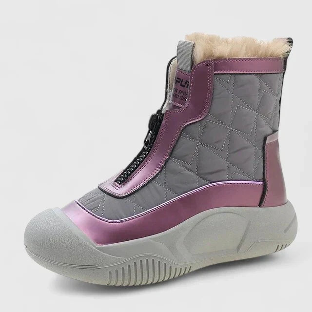 Carolina | Botas de Neve Mulher Forro Interior Zip Frontal