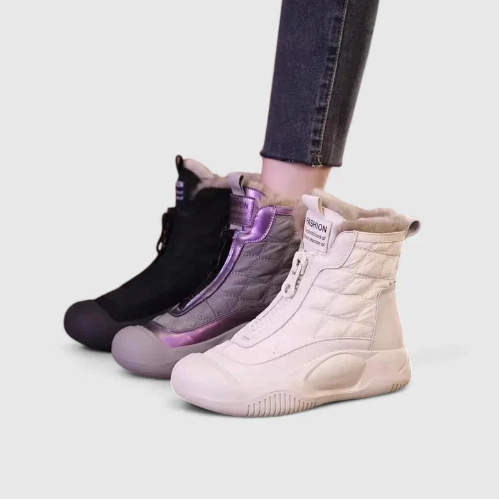 Carolina | Botas de Neve Mulher Forro Interior Zip Frontal