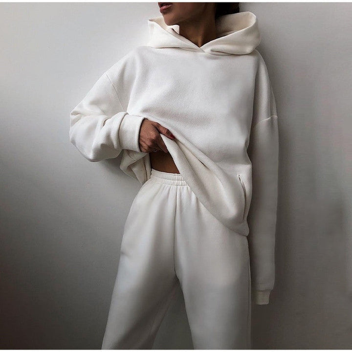 Carolina | Conjunto Hoodie e Calças de Jogging Mulher com Capuz
