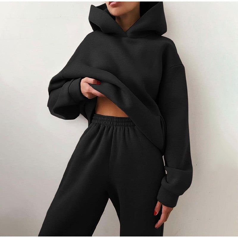 Carolina | Conjunto Hoodie e Calças de Jogging Mulher com Capuz