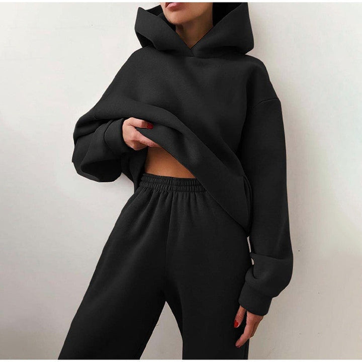 Carolina | Conjunto Hoodie e Calças de Jogging Mulher com Capuz