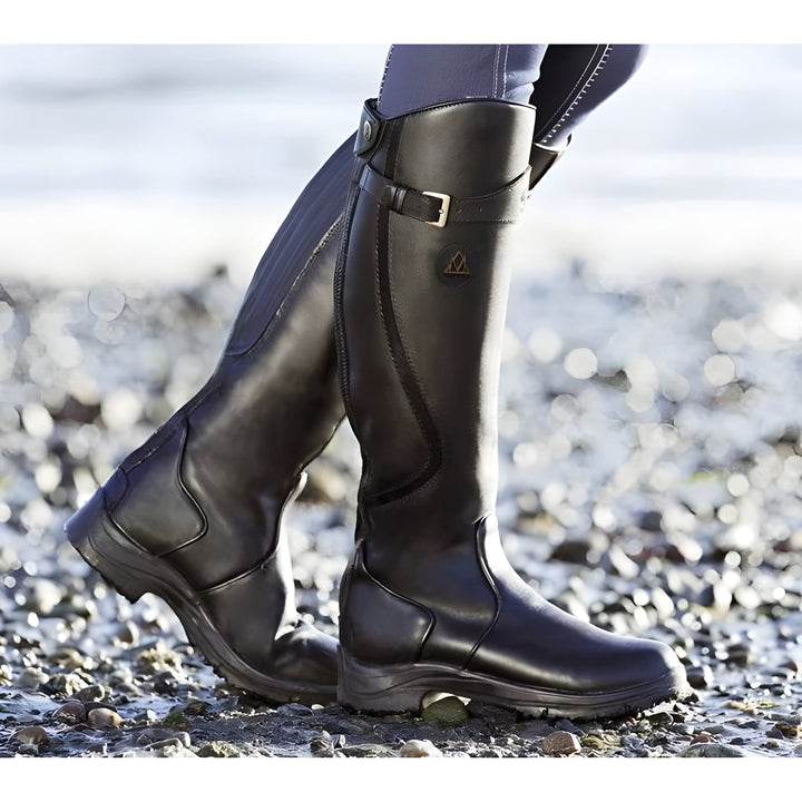Cláudia | Botas de Pele Mulher Cano Alto Impermeáveis