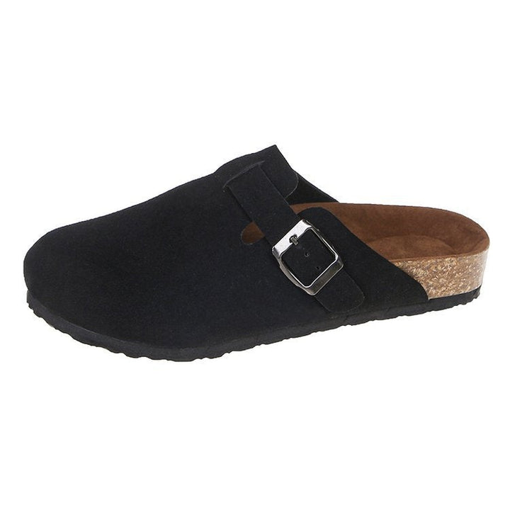 Clogs Mulher Camurça Sola Anatómica Correia Ajustável