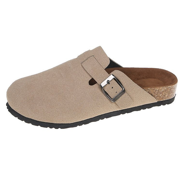 Clogs Mulher Camurça Sola Anatómica Correia Ajustável