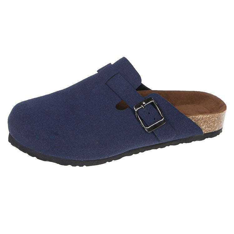 Clogs Mulher Camurça Sola Anatómica Correia Ajustável