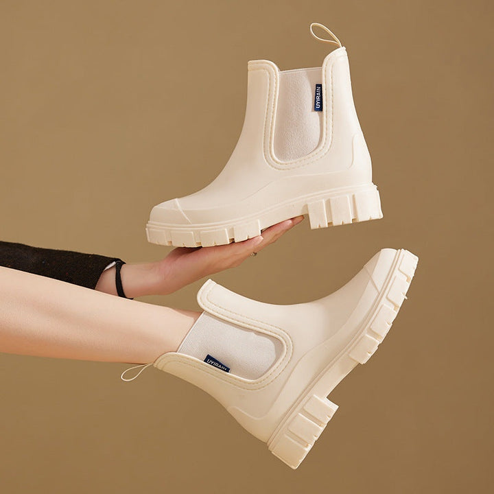 Conceição | Botins Chelsea Impermeáveis Mulher Plataforma Antiderrapante