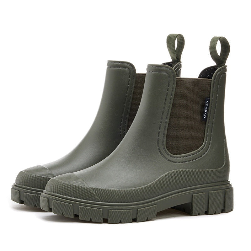 Conceição | Botins Chelsea Impermeáveis Mulher Plataforma Antiderrapante