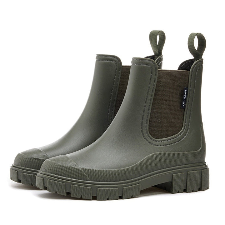 Conceição | Botins Chelsea Impermeáveis Mulher Plataforma Antiderrapante
