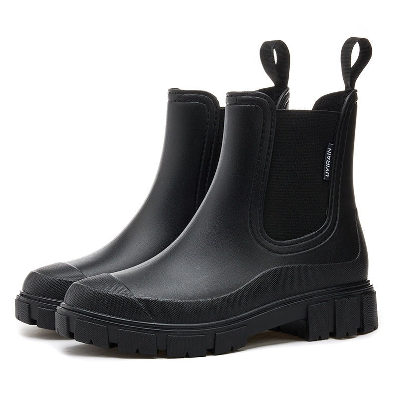 Conceição | Botins Chelsea Impermeáveis Mulher Plataforma Antiderrapante