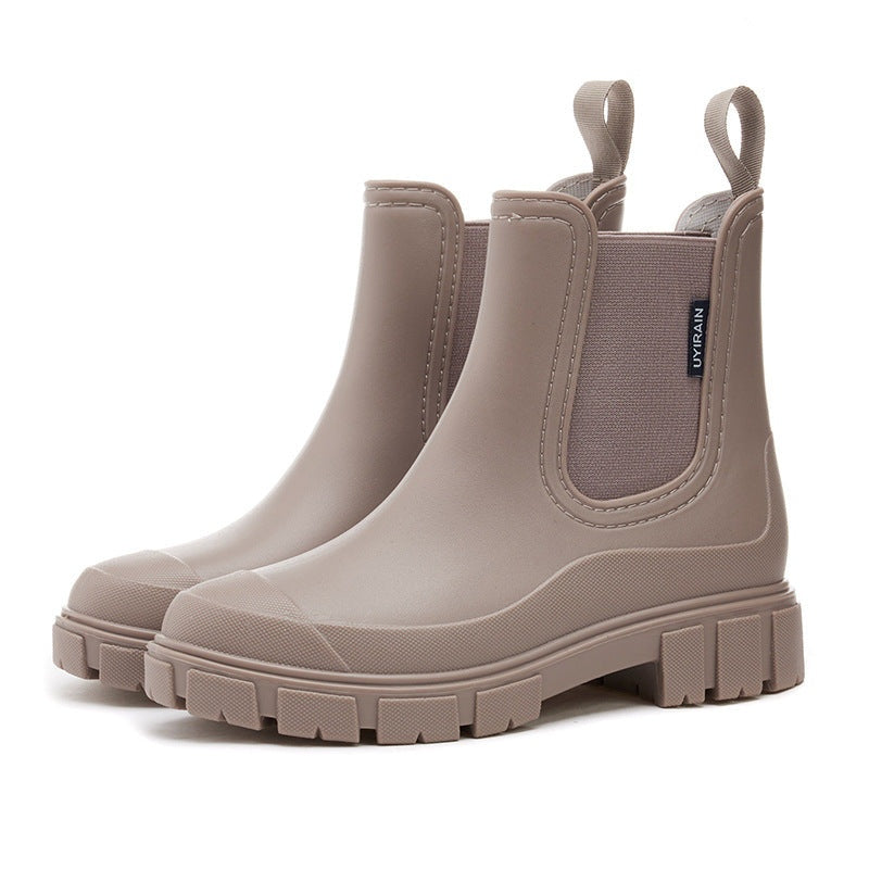 Conceição | Botins Chelsea Impermeáveis Mulher Plataforma Antiderrapante
