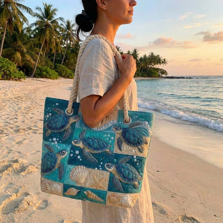 Conceição | Tote Bag Artesanal Estampado Africano Mulher Alças de Corda