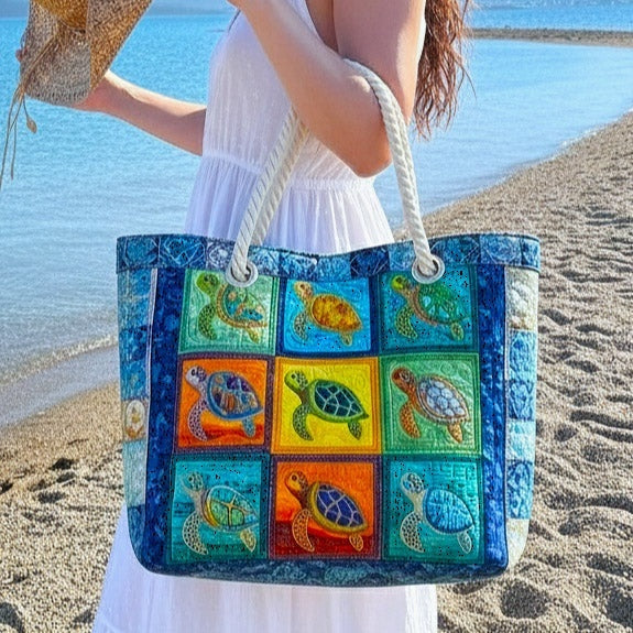 Conceição | Tote Bag Artesanal Estampado Africano Mulher Alças de Corda