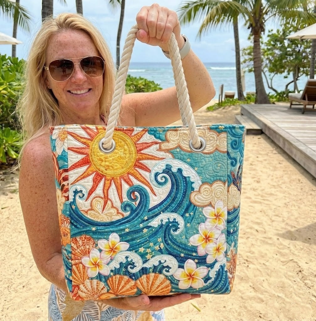 Conceição | Tote Bag Artesanal Estampado Africano Mulher Alças de Corda