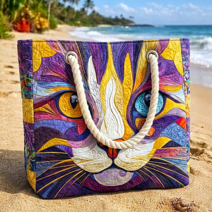 Conceição | Tote Bag Artesanal Estampado Africano Mulher Alças de Corda