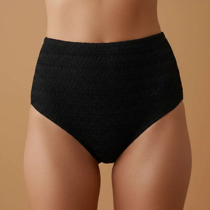 Manuela | Conjunto Bikini Cintura Alta Mulher Texturizado