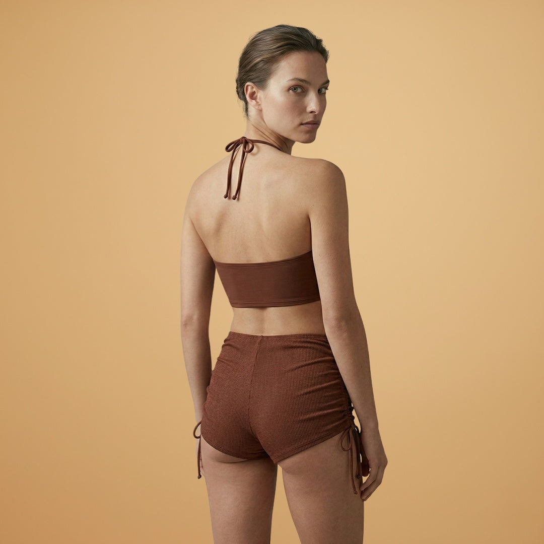 Conceição | Conjunto Bikini Halter Mulher Cintura Alta