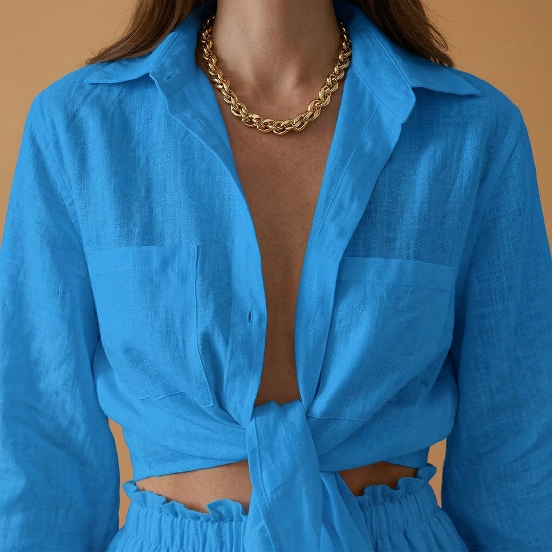 Dulce | Conjunto Camisa Nó Mulher Calções