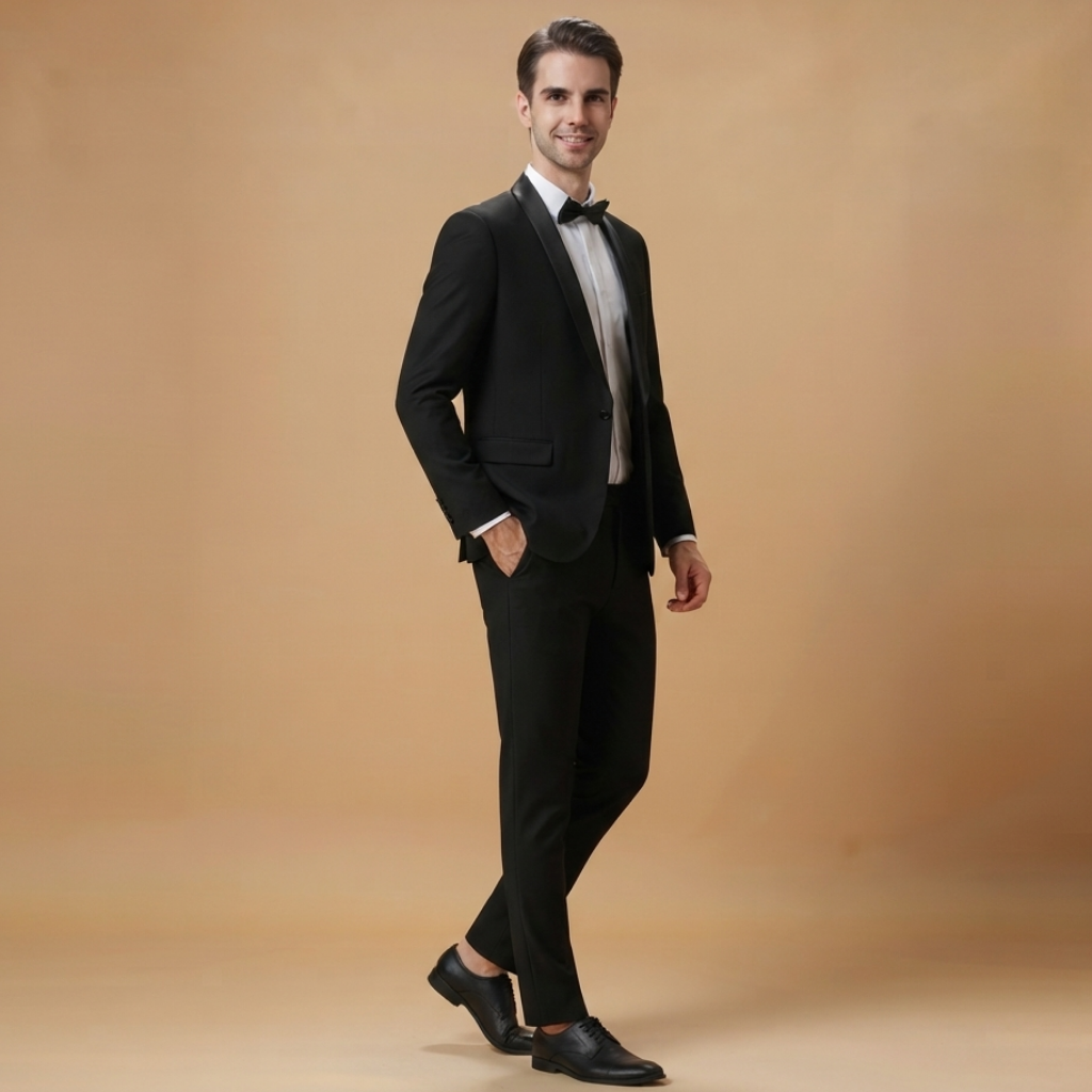Conjunto de Três Peças Clássico Homem Fato com Colete
