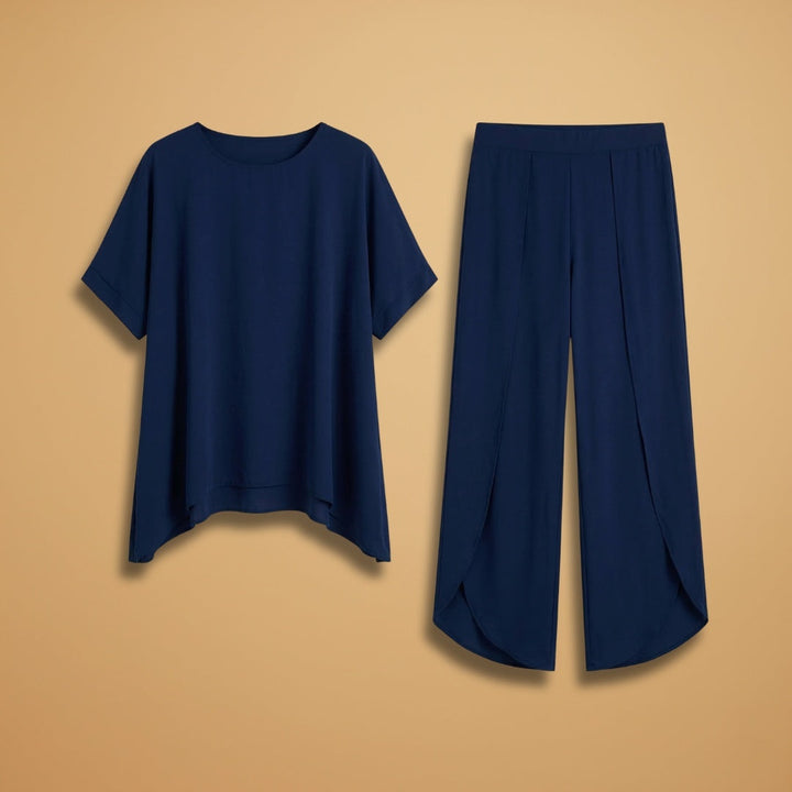 Inês | Conjunto Duas Peças Mulher Manga Curta Oversize
