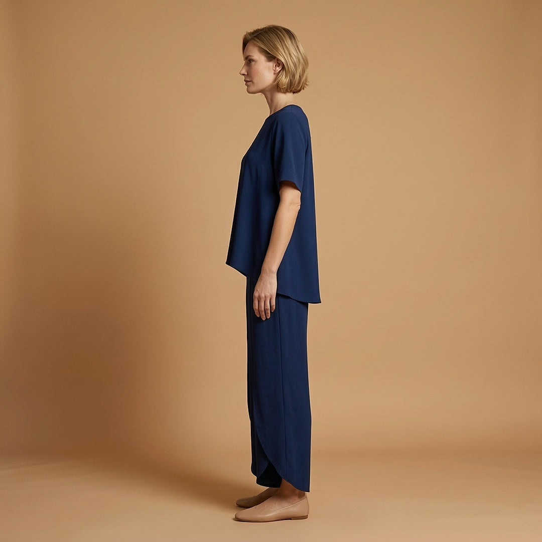Inês | Conjunto Duas Peças Mulher Manga Curta Oversize