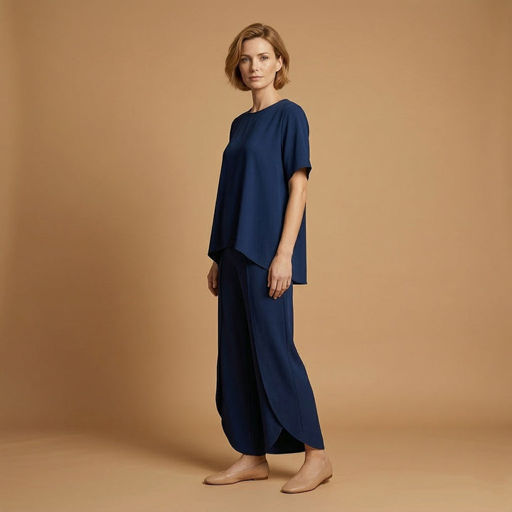 Inês | Conjunto Duas Peças Mulher Manga Curta Oversize