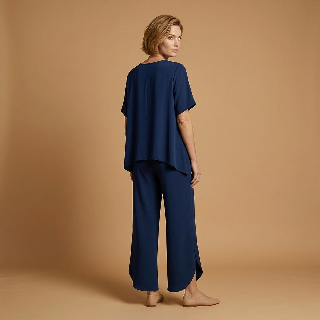 Inês | Conjunto Duas Peças Mulher Manga Curta Oversize