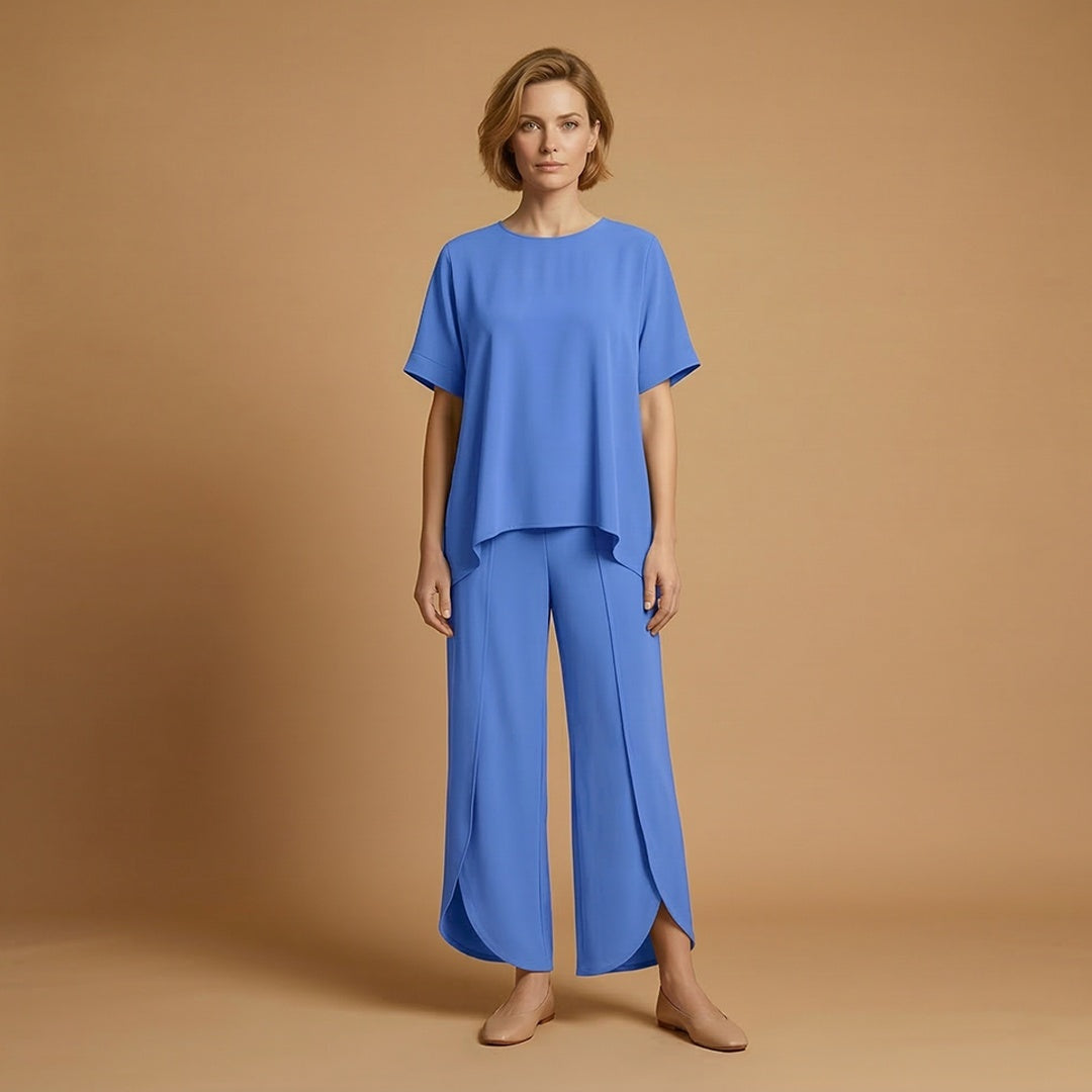 Inês | Conjunto Duas Peças Mulher Manga Curta Oversize