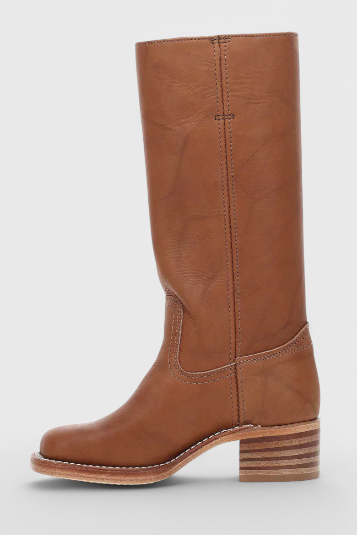 Constança | Botas Chelsea Mulher Cano Alto Salto Baixo