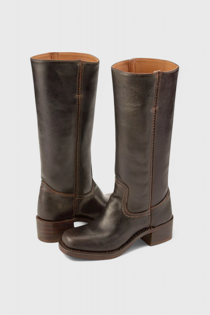Constança | Botas Chelsea Mulher Cano Alto Salto Baixo