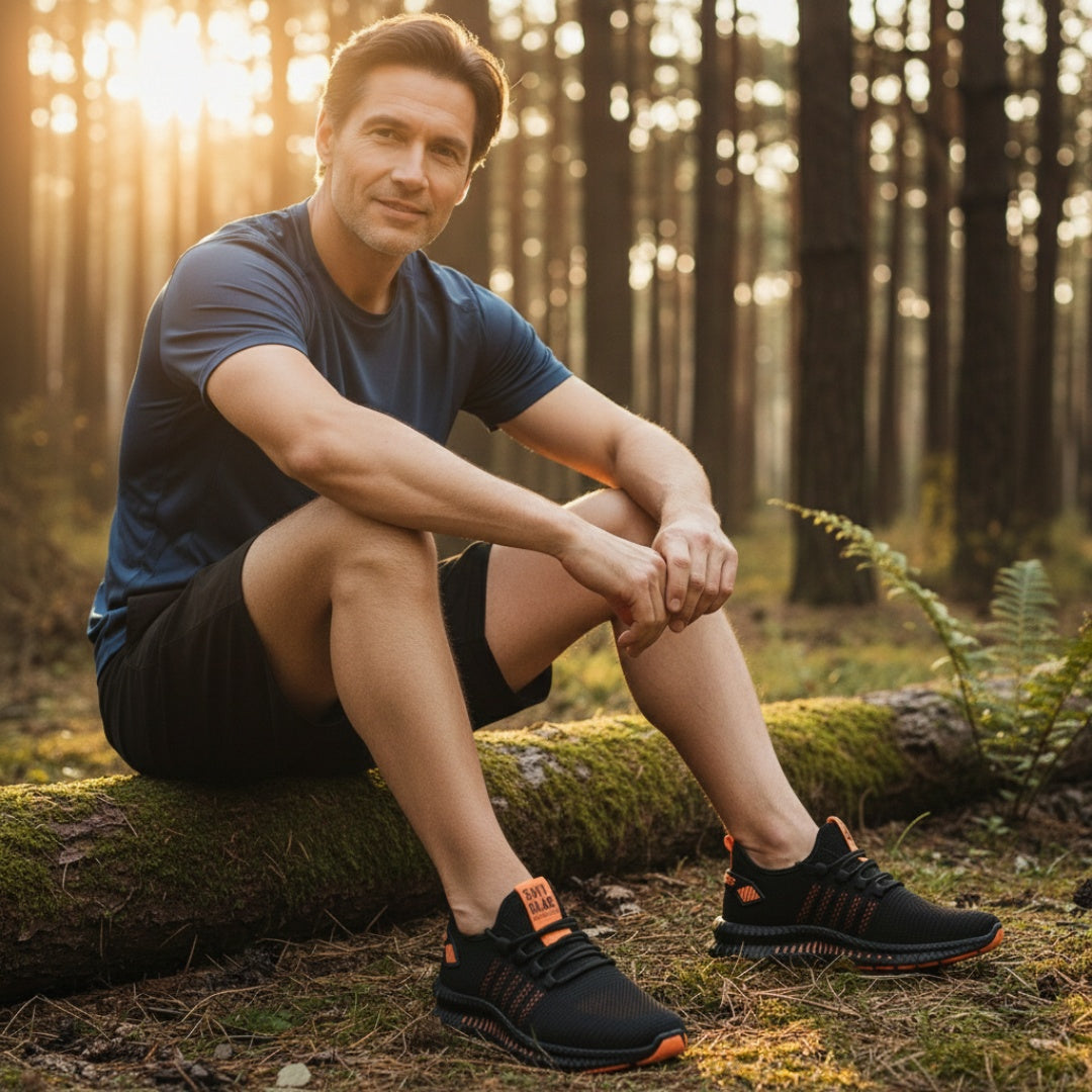 Daniel | Sapatilhas Running Homem Knit Sola Grossa