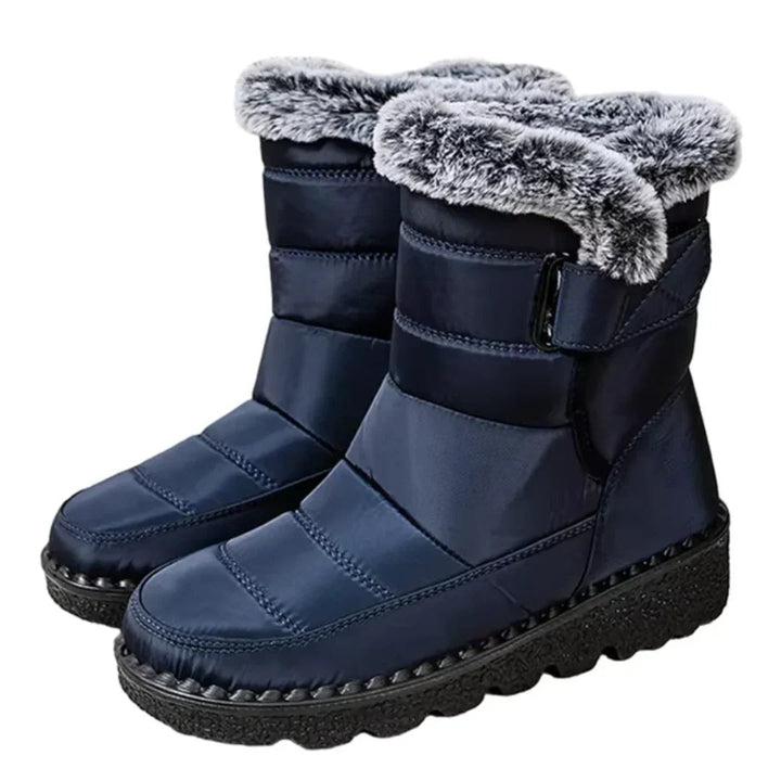 Dina | Botas de Neve Impermeáveis Mulher Forro Pelo Sintético