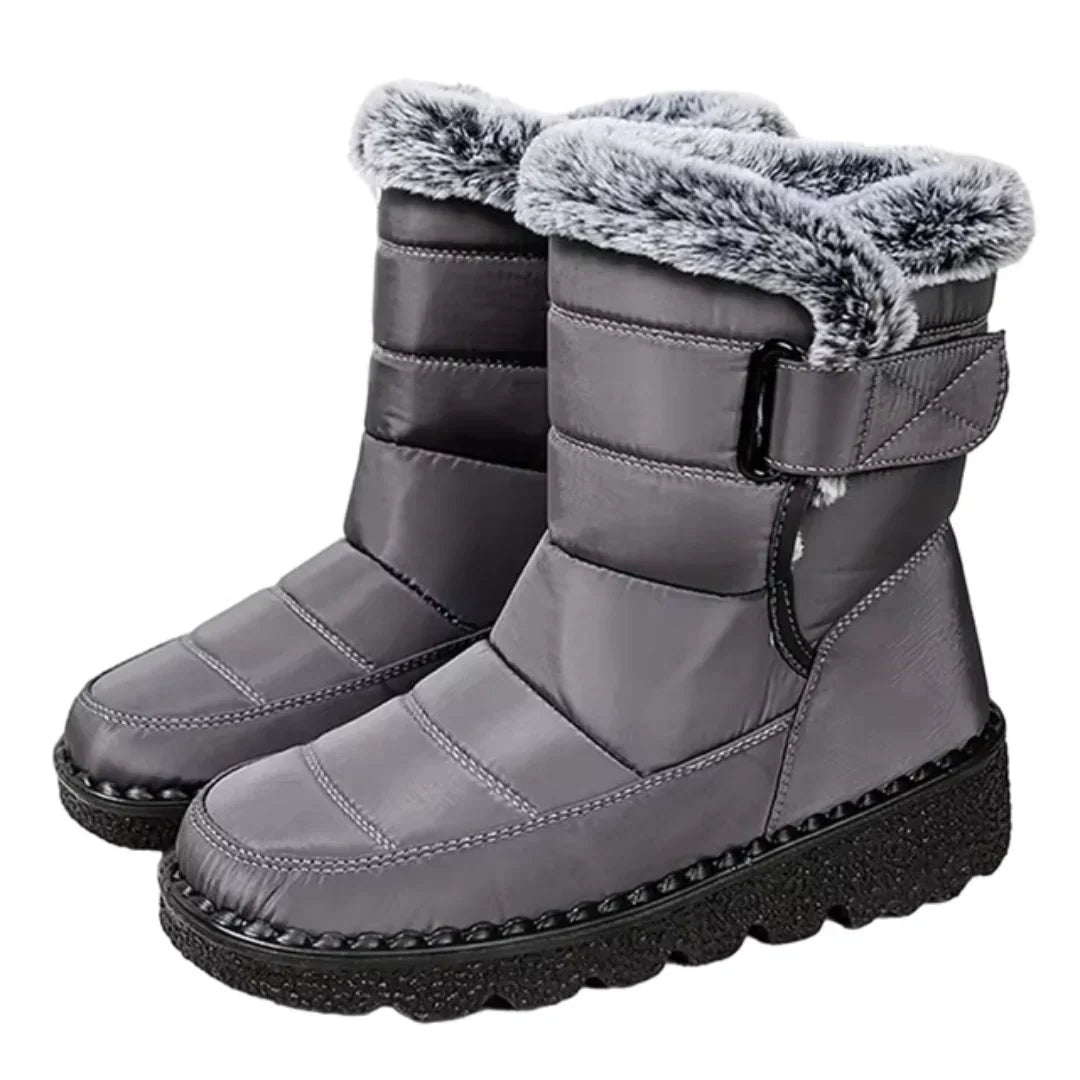 Dina | Botas de Neve Impermeáveis Mulher Forro Pelo Sintético
