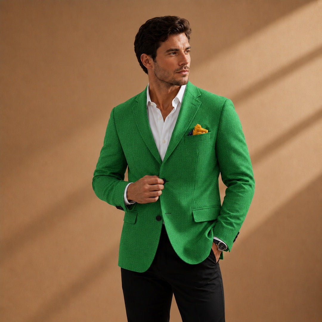 Dinis | Blazer de Linho Homem Lapela Clássica