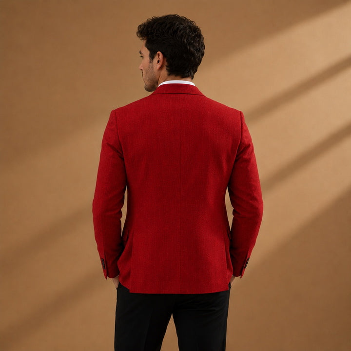 Dinis | Blazer de Linho Homem Lapela Clássica