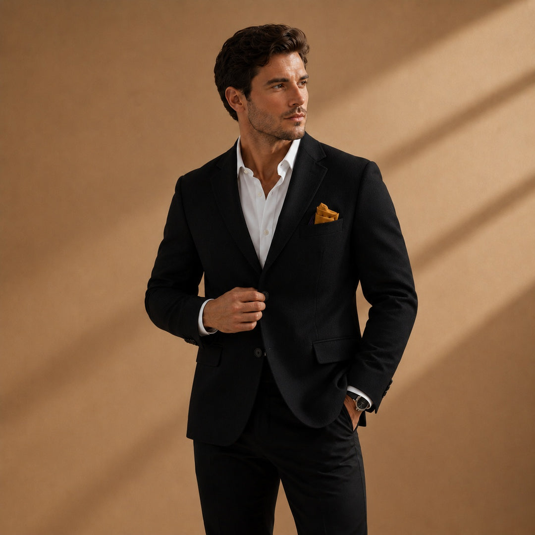 Dinis | Blazer de Linho Homem Lapela Clássica