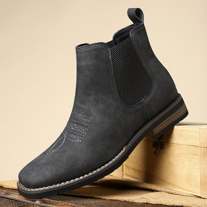 Diogo | Chelsea Boots Homem Camurça Elástico Lateral