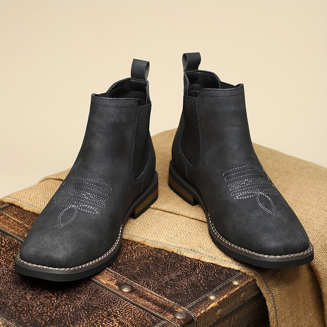 Diogo | Chelsea Boots Homem Camurça Elástico Lateral