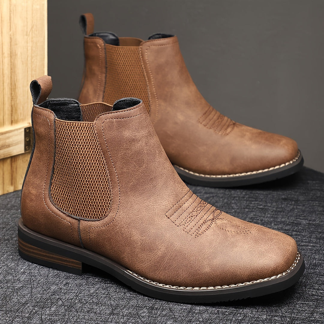 Diogo | Chelsea Boots Homem Camurça Elástico Lateral