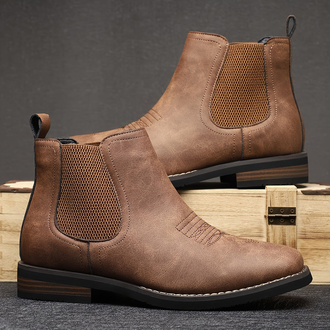 Diogo | Chelsea Boots Homem Camurça Elástico Lateral