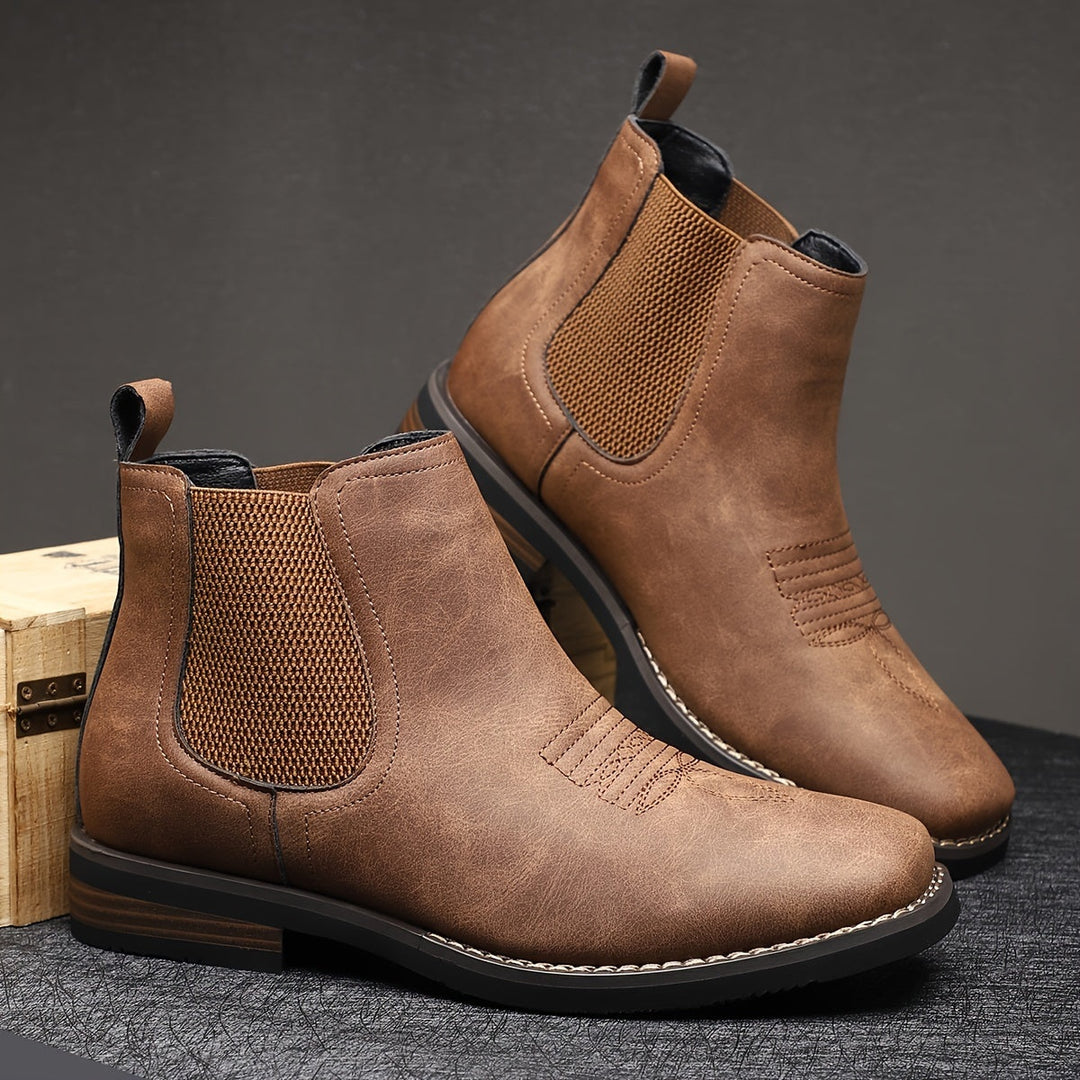 Diogo | Chelsea Boots Homem Camurça Elástico Lateral