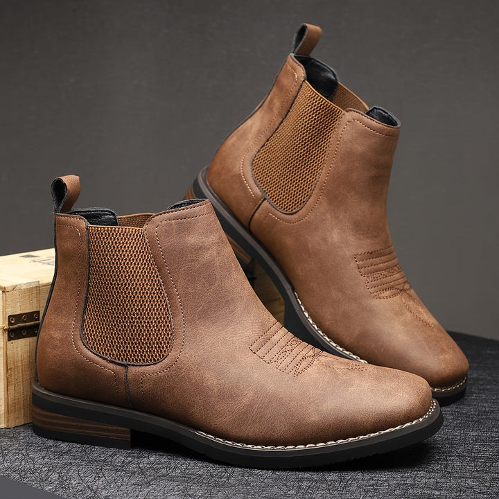 Diogo | Chelsea Boots Homem Camurça Elástico Lateral