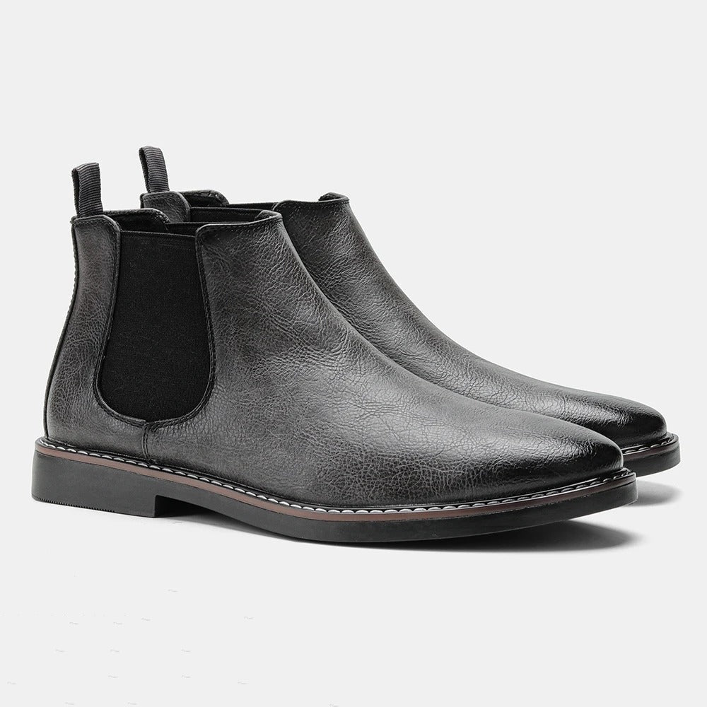 Duarte | Chelsea Boots Homem de Couro Cano Curto