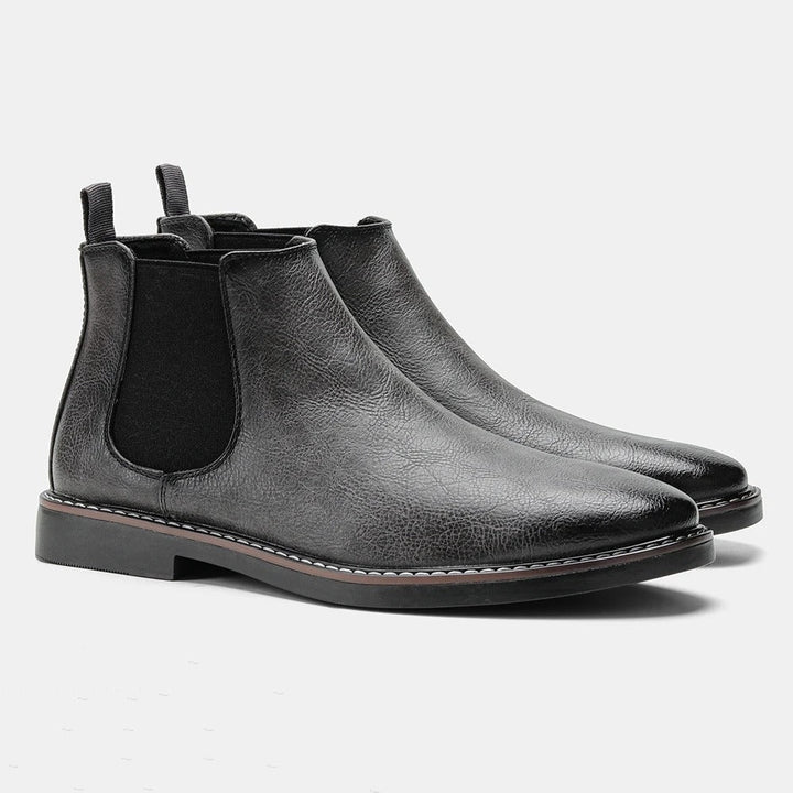 Duarte | Chelsea Boots Homem de Couro Cano Curto