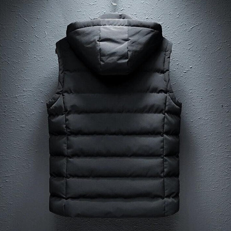 Duarte | Colete Puffer com Capuz Homem Acolchoado