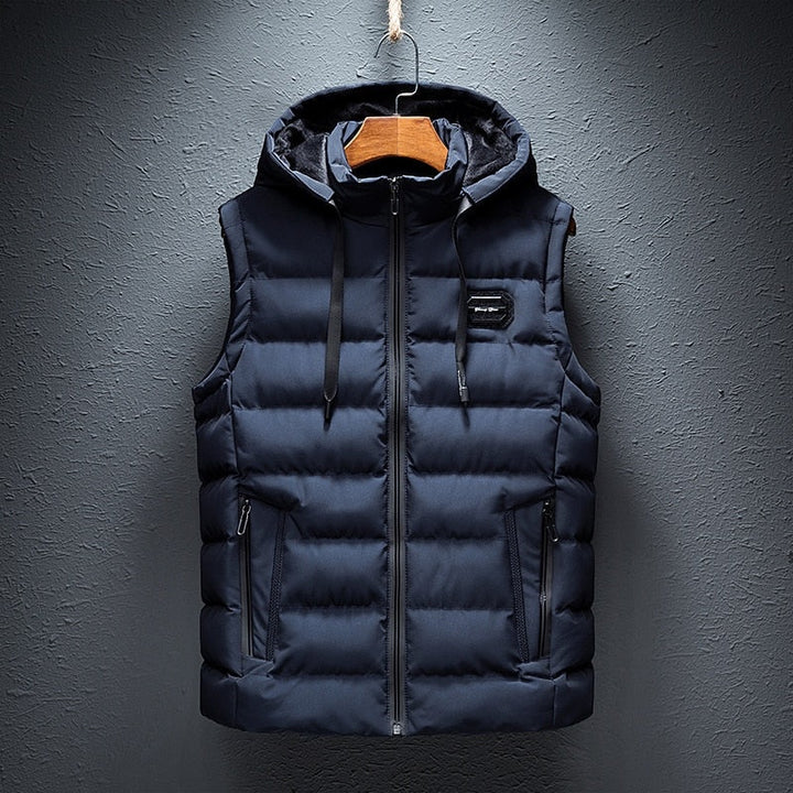 Duarte | Colete Puffer com Capuz Homem Acolchoado